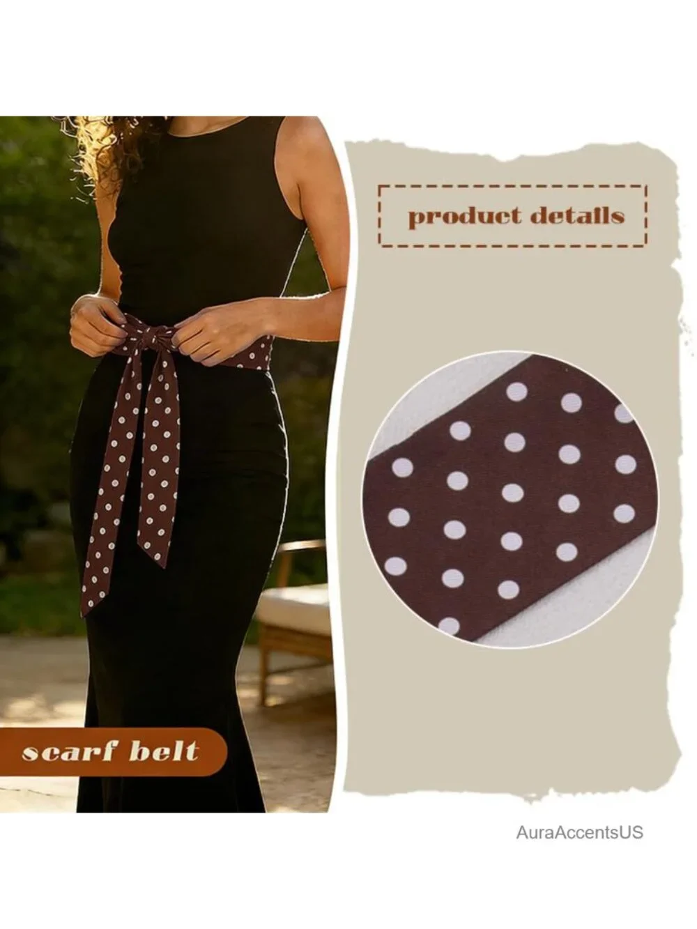 Silky Satin Polka Dot Scarf 55